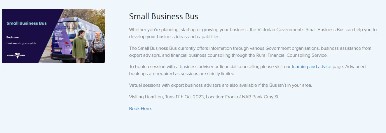Small Business Bus November 2023
